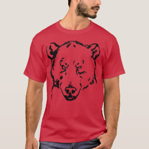 Camiseta Osos divertidos Zookeeper Bear Adorable Face Anima