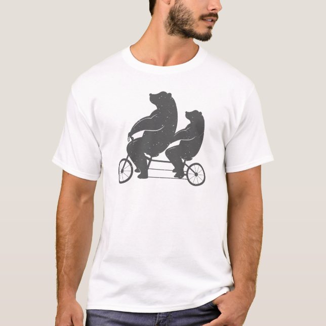 Camiseta Osos en bicicletas (Anverso)