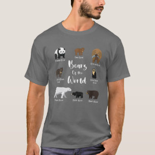Camiseta Osos Graciosos Del Mundo De Los Animales De Oso Lo