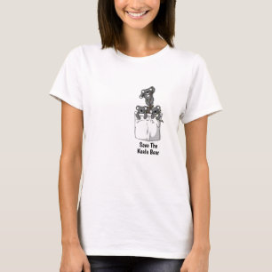 Camiseta Osos Koala Lindos En bolsillo