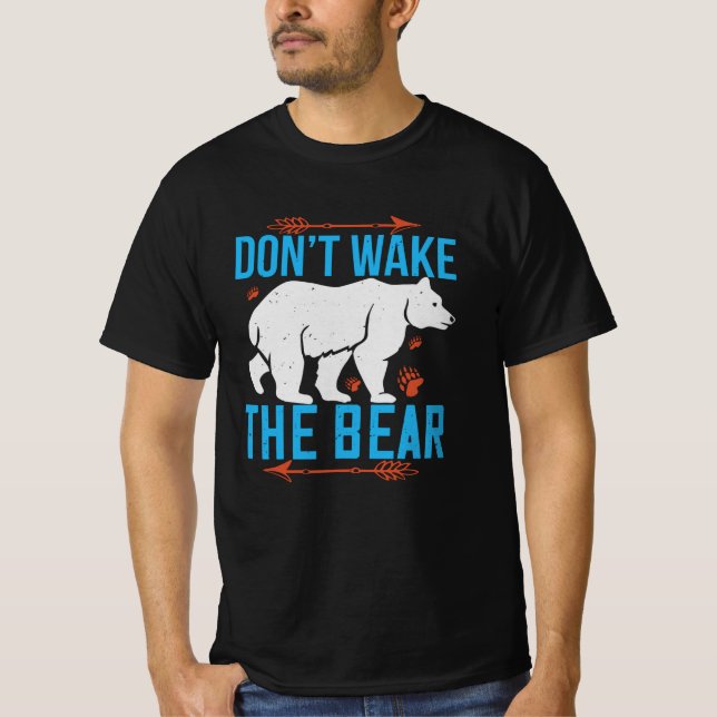 Camiseta Osos - No despiertes al oso (Anverso)