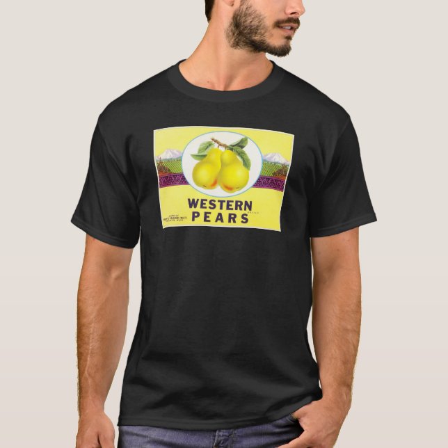 Camiseta Osos occidentales - Etiqueta de la tasa de fruta d (Anverso)