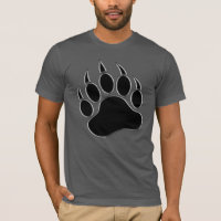 Osos Orgullo Clásico Cool Pata de Oso Negro