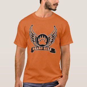 Camiseta Osos Orgullo Osos Mandan Alas de Ángel Pata de Oso