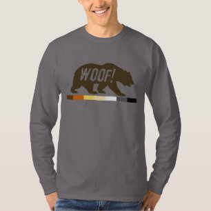 Camiseta Osos Orgullosos Gays Cool Bandera de Orgullo WOOF