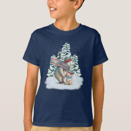 Camiseta Osos polares adorables en acuarela