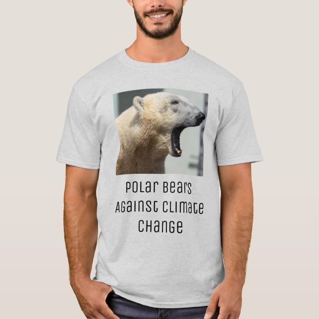 Camiseta Osos polares contra el cambio climático (Anverso)