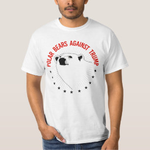 Camiseta Osos polares contra Trump
