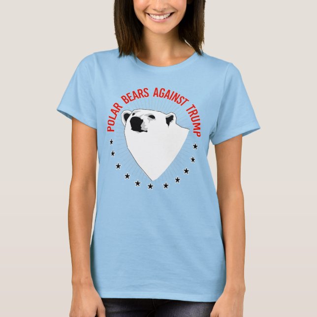 CAMISETA OSOS POLARES CONTRA TRUMP (Anverso)