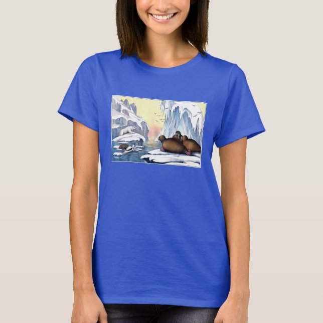 Camiseta Osos polares, morsa y focas (Anverso)