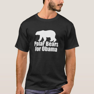 Camiseta Osos polares para Obama