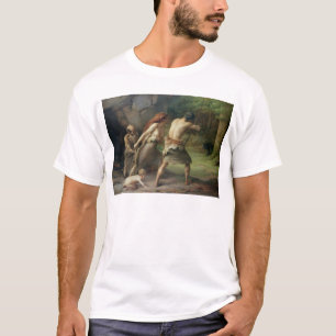 Camiseta Osos prehistóricos de la caza del hombre, 1832