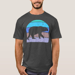 Camiseta Osos Retro Osos Vintage Silhouette Cute Animal L