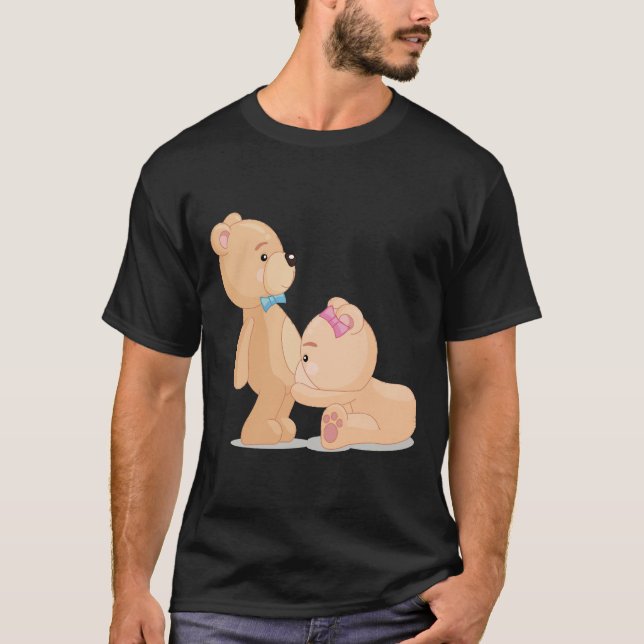 Camiseta osos sucios dando la cabeza (Anverso)