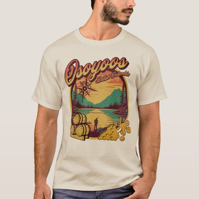 Camiseta Osoyoos BC angustiado canadiense (Anverso)