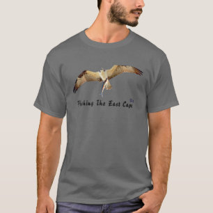 Camiseta Osprey Sea Hawk Pescando la Wren del Cabo Oriental