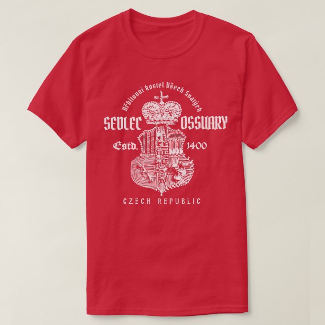 Camiseta Ossuario de Sedlec 1 (Diseño del anverso)