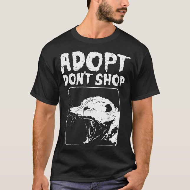 Camiseta Ossum Adopt Dont Shop Ssum Street Cat Pet Women Me (Anverso)