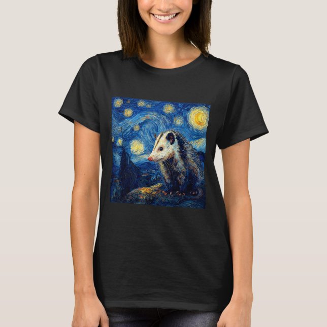 Camiseta Ossum Ssum Van Gogh Starry Night  (Anverso)