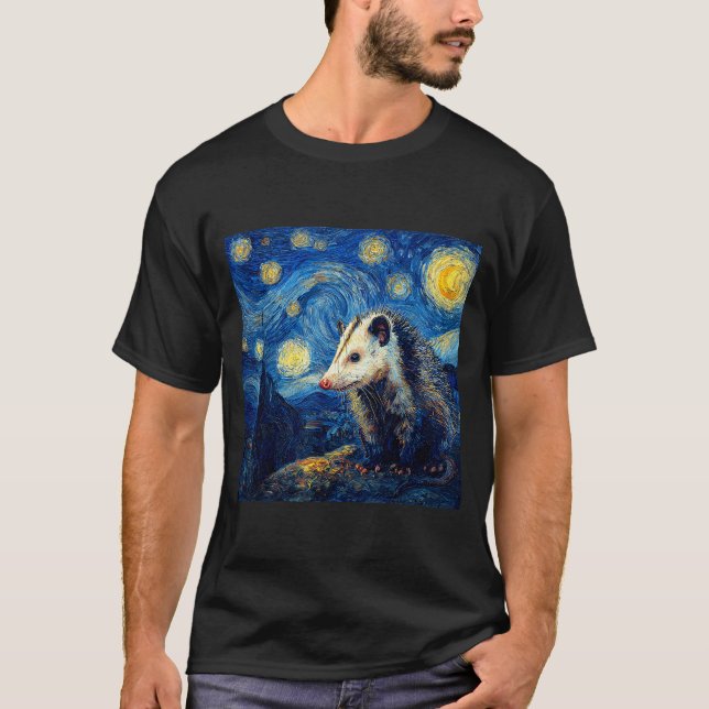 Camiseta Ossum Ssum Van Gogh Starry Night  (Anverso)