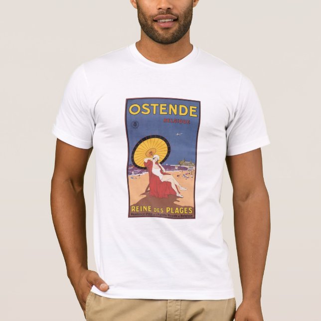 Camiseta Ostende: Reine des Plages (Anverso)