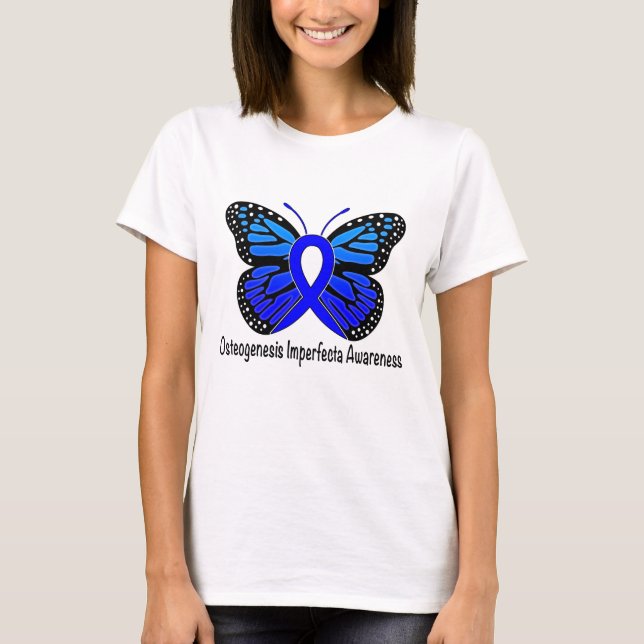 Camiseta Osteogénesis Cinta Imperfecta de Concienciación so (Anverso)
