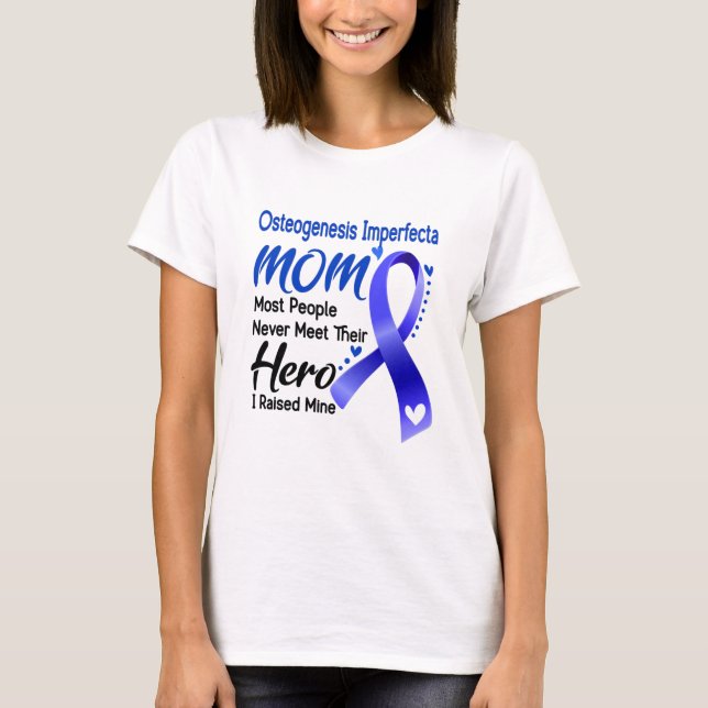 Camiseta Osteogenesis Imperfecta Awareness Month Ribbon Gif (Anverso)