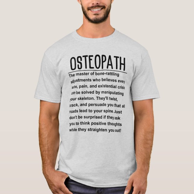 Camiseta Osteopath (Anverso)