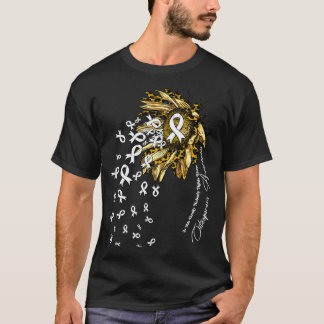 Camiseta Osteoporosis Sensibilización sobre el girasol nadi