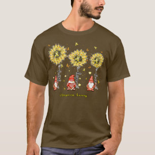 Camiseta Osteosarcoma Conciencia gnomo fe esperanza girasol