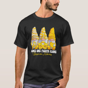 Camiseta Osteosarcoma Mes de Conciencia Cinta amarilla Gnom