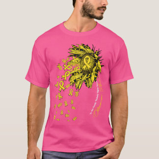 Camiseta Osteosarcoma Sensibilización sobre el girasol nadi
