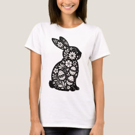 Camiseta Osterhase Florale Silhouette