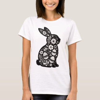 Camiseta Osterhase Florale Silhouette