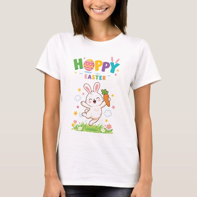 Camiseta Osterhase Freudenmotiv - Hoppy Easter (Anverso)