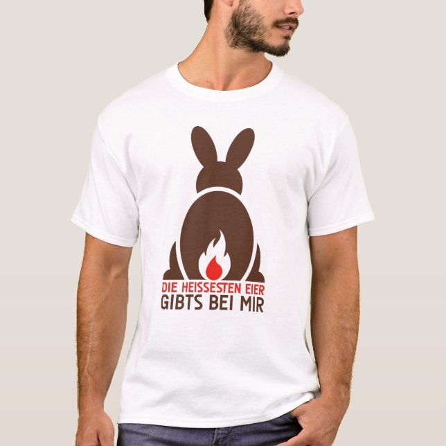 Camiseta Osterhase_heisseEier (Anverso)