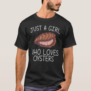 Camiseta Ostra De Guay Para Chicas Niños Oyster Shucker Cla