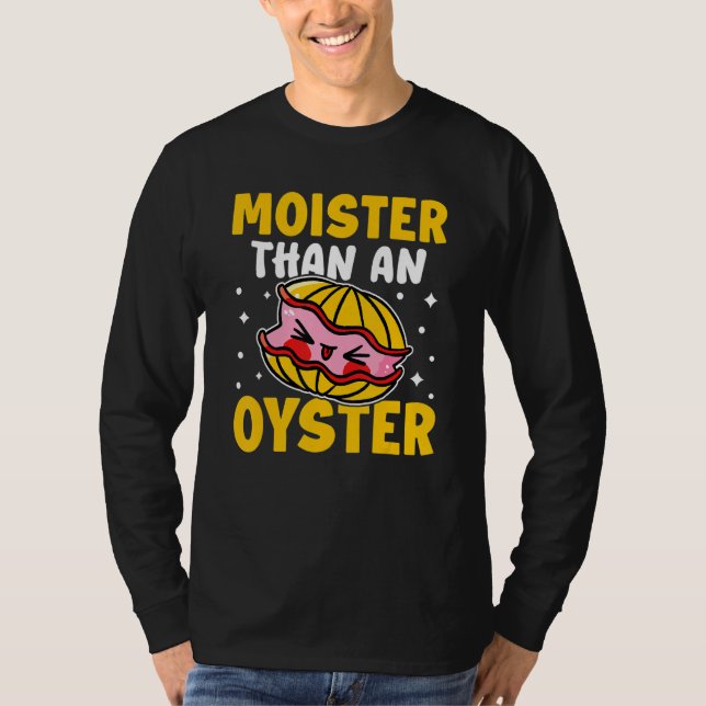 Camiseta Ostras Más Húmedas Que Una Ostra (Anverso)