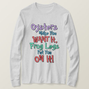 Camiseta Ostras Te Hacen Quererlo Colores Texto
