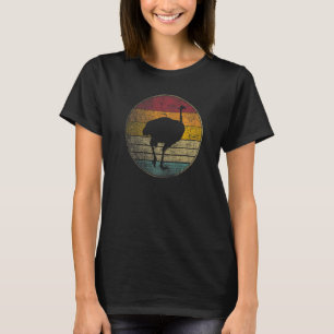 Camiseta Ostrich Amo Ave Sol Retro Vintage años 70 años 80