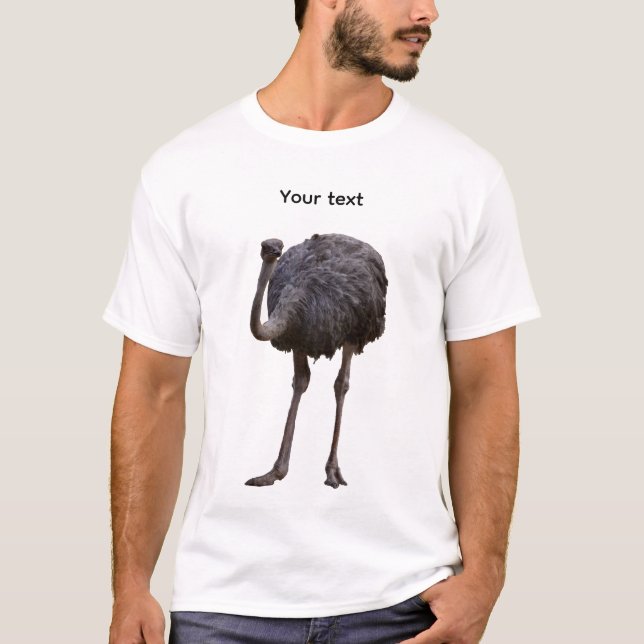 Camiseta Ostrich bird (Anverso)