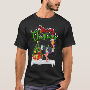 Camiseta Ostrich Bird Xmas Decoraciones Santa Ostrich Chris