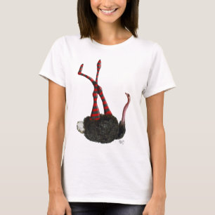 Camiseta Ostrich con garras a rayas