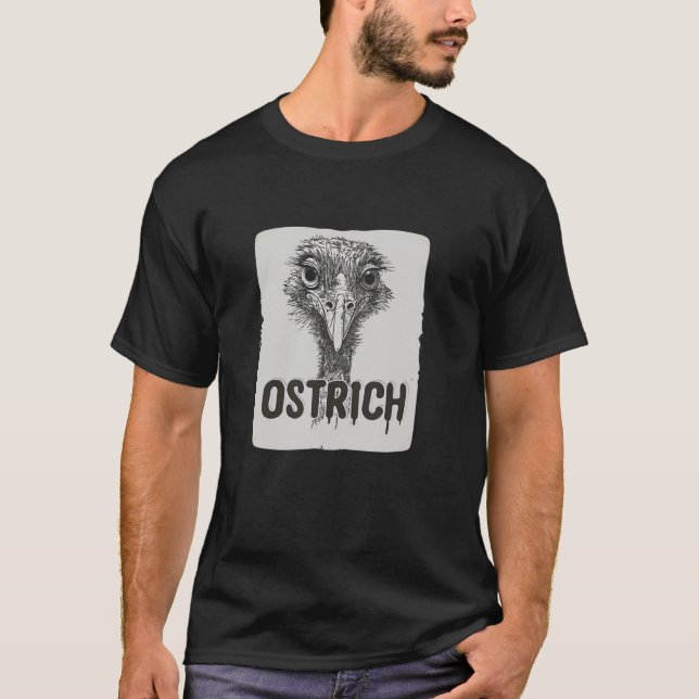 Camiseta Ostrich cutáneo (Anverso)
