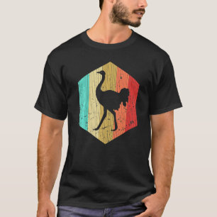 Camiseta Ostrich de avestruz retro de vintich Silueta anima