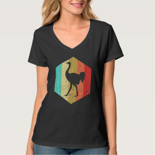 Camiseta Ostrich de avestruz retro de vintich Silueta anima
