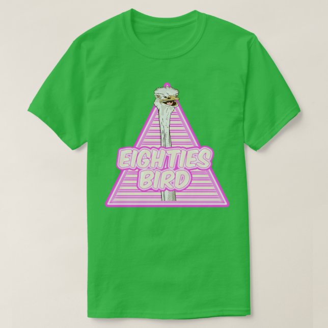 Camiseta Ostrich Eighties (Diseño del anverso)
