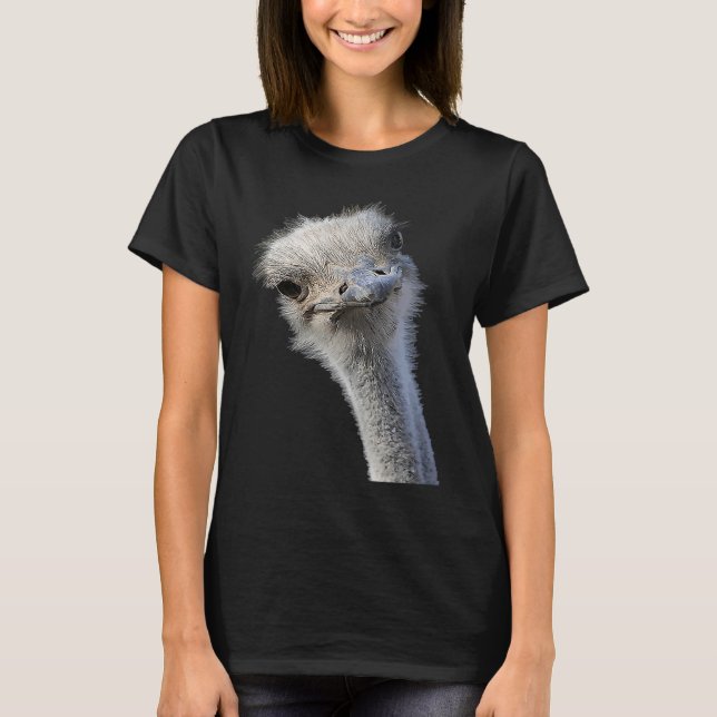 Camiseta Ostrich Face Con Una Expresión Sin Gormal (Anverso)