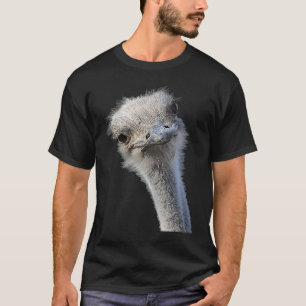 Camiseta Ostrich Face Con Una Expresión Sin Gormal