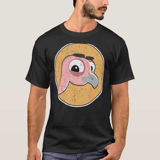 Camiseta Ostrich Face Ostrichs Animal Flight (Anverso)